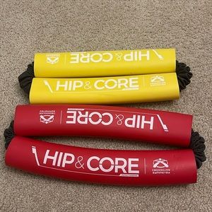 Crossover symmetry hip and core bands